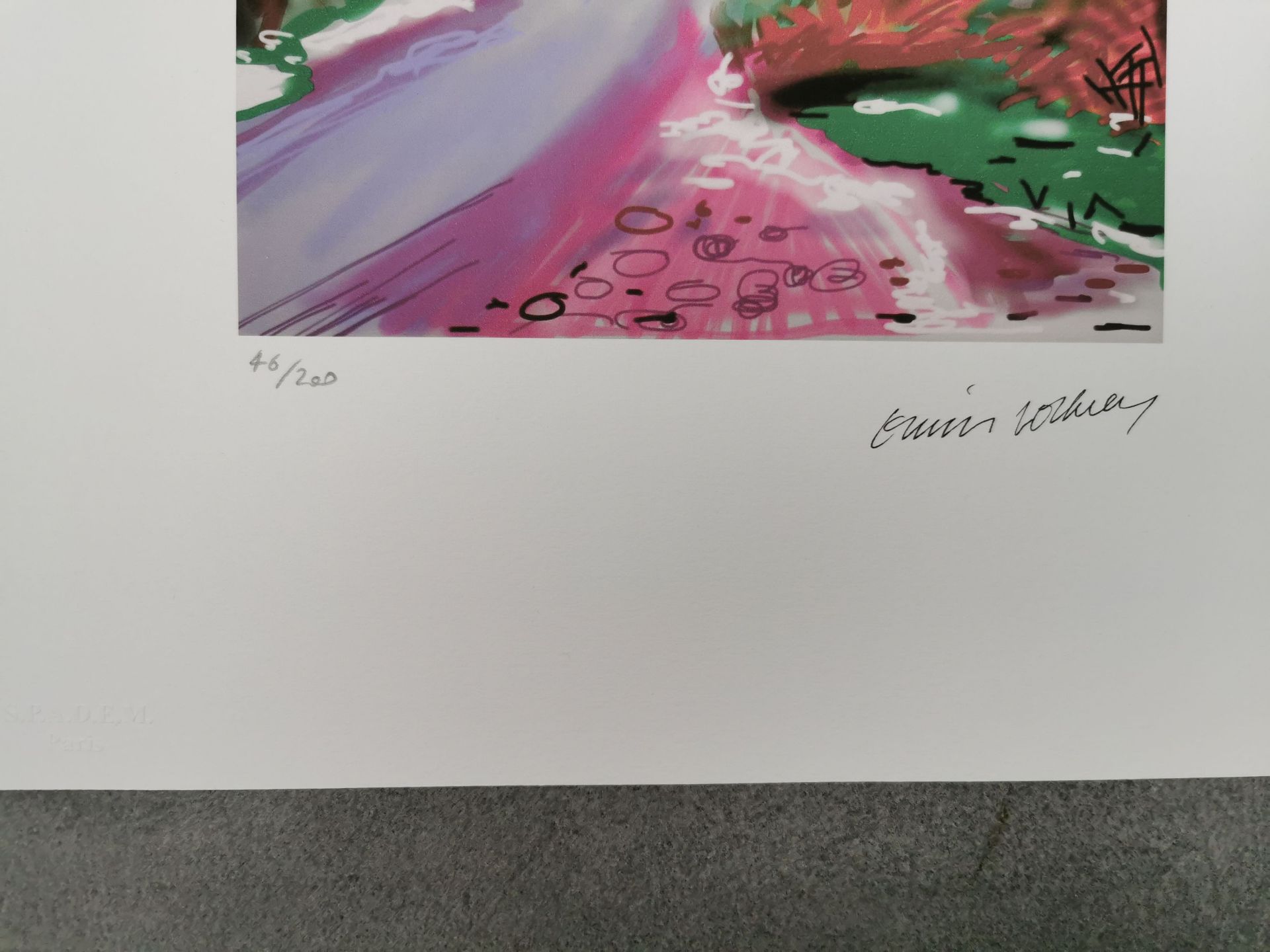 DAVID HOCKNEY GRAFIK - Bild 2 aus 3