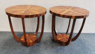 SIDE TABLES IN THE STYLE OF ART DÉCO