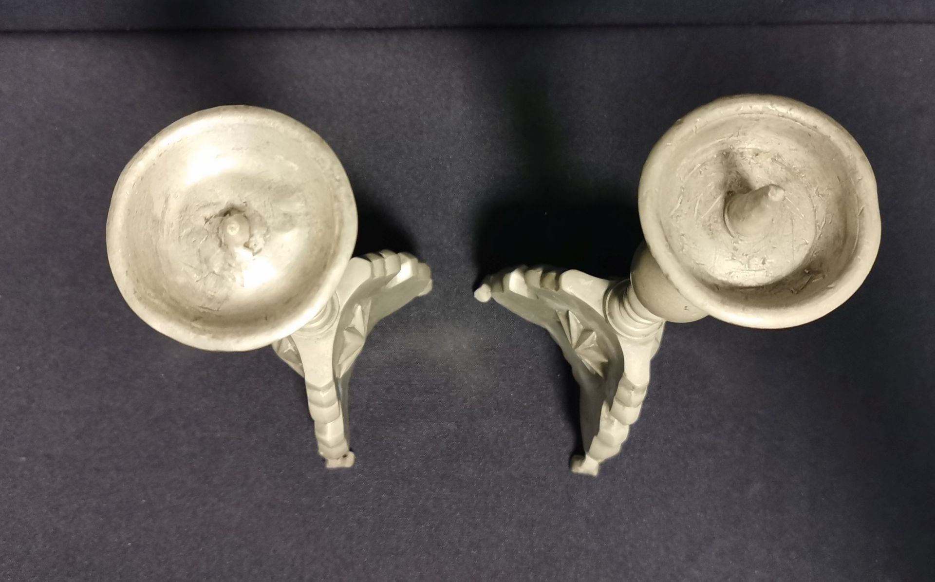 PAIR OF CANDLE STANDS - Image 3 of 3