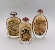 3 GROSSE SNUFF BOTTLES