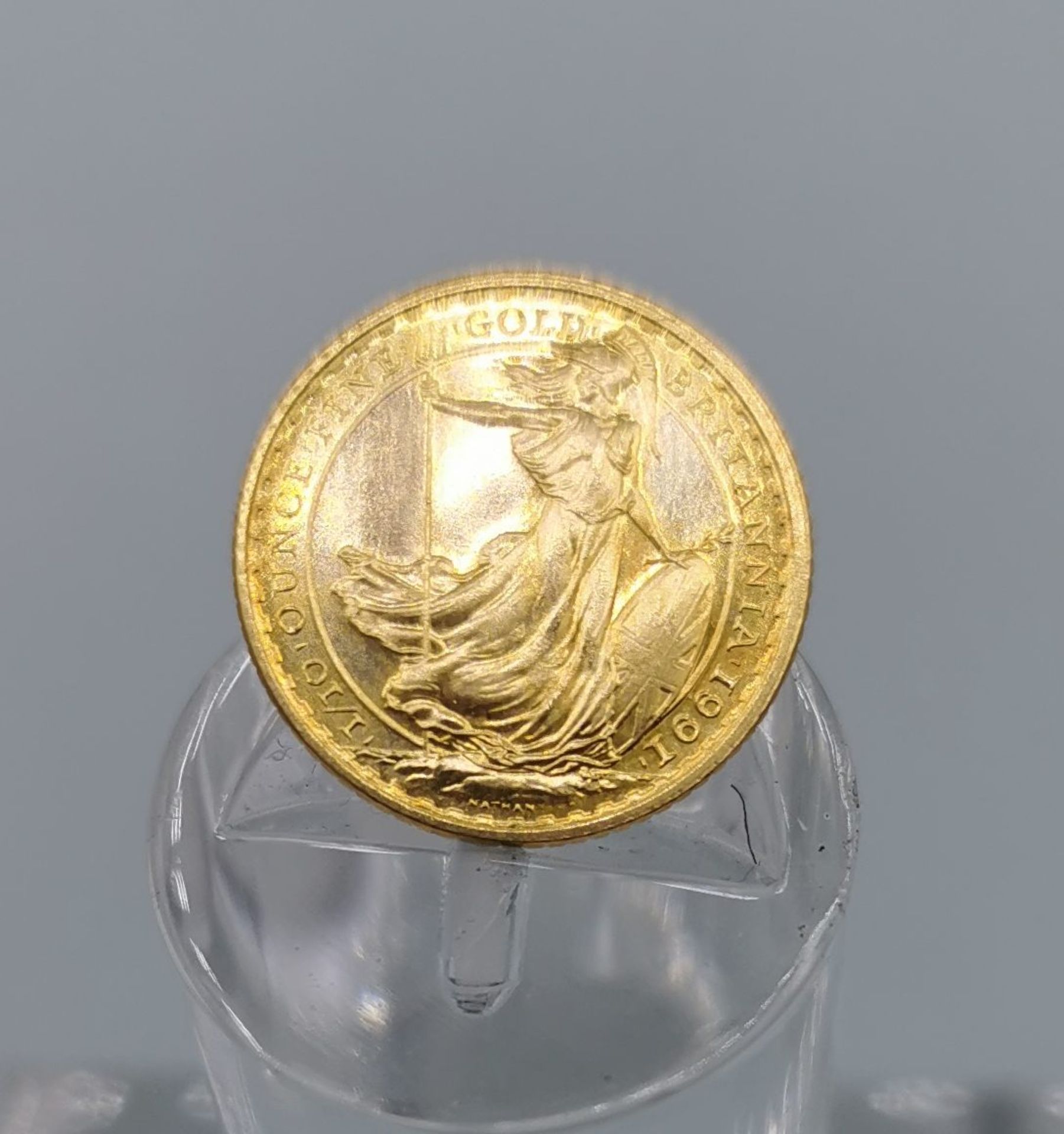 GOLD COIN 10 PUND ENGLAND - Image 2 of 2