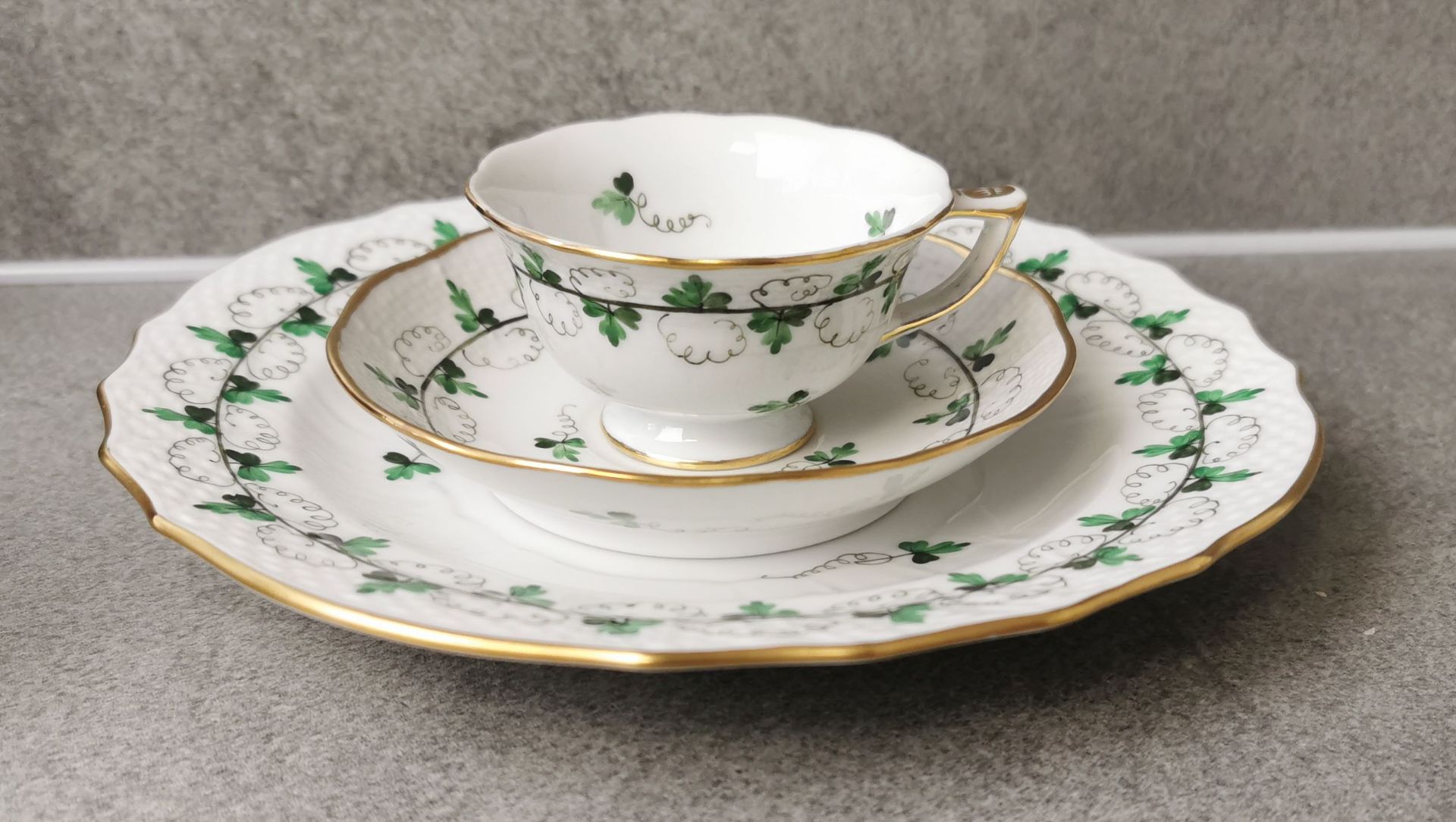 HEREND MOCHA SET "PARSLEY" - Image 3 of 5