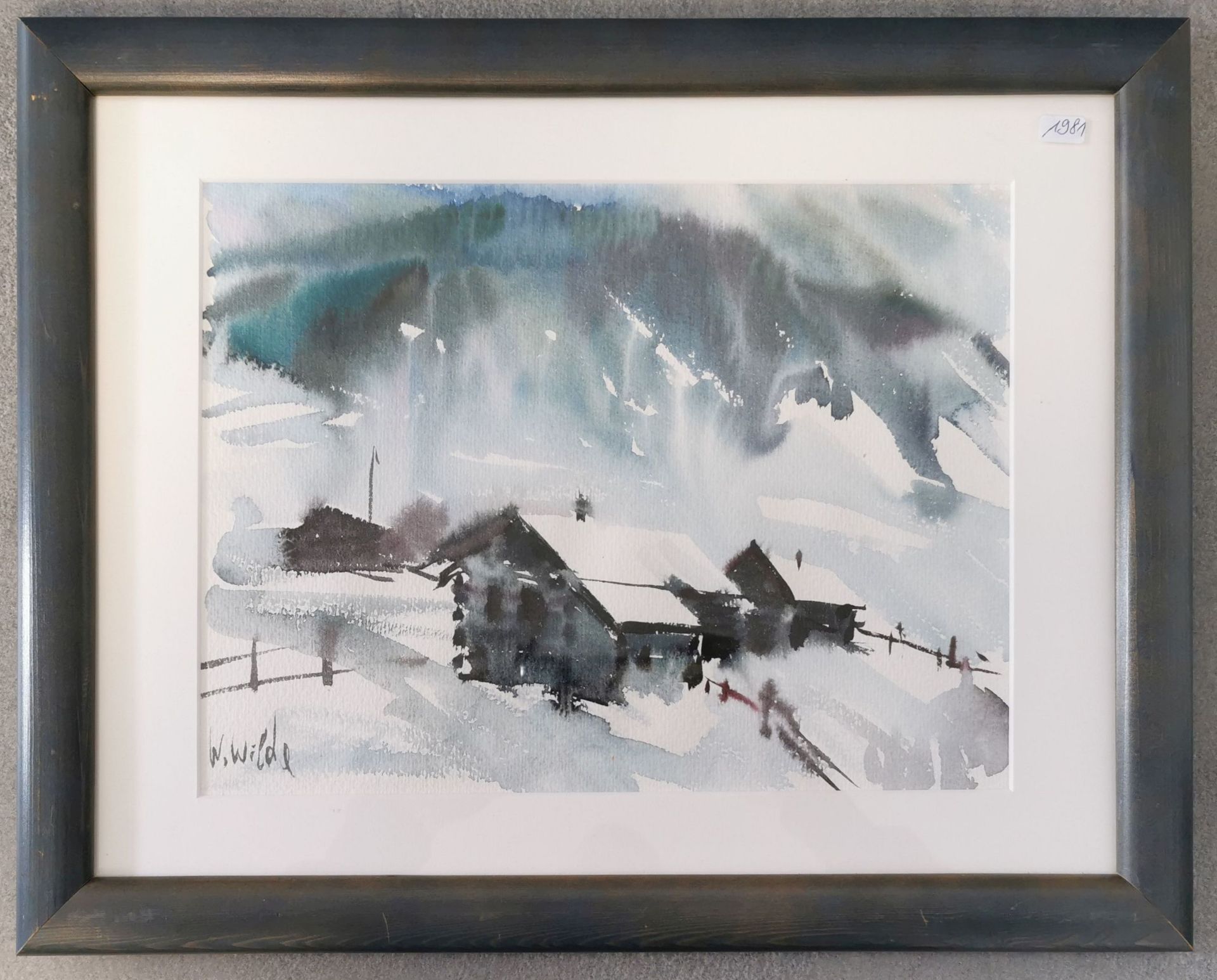 WALTER WILDE WATERCOLOUR