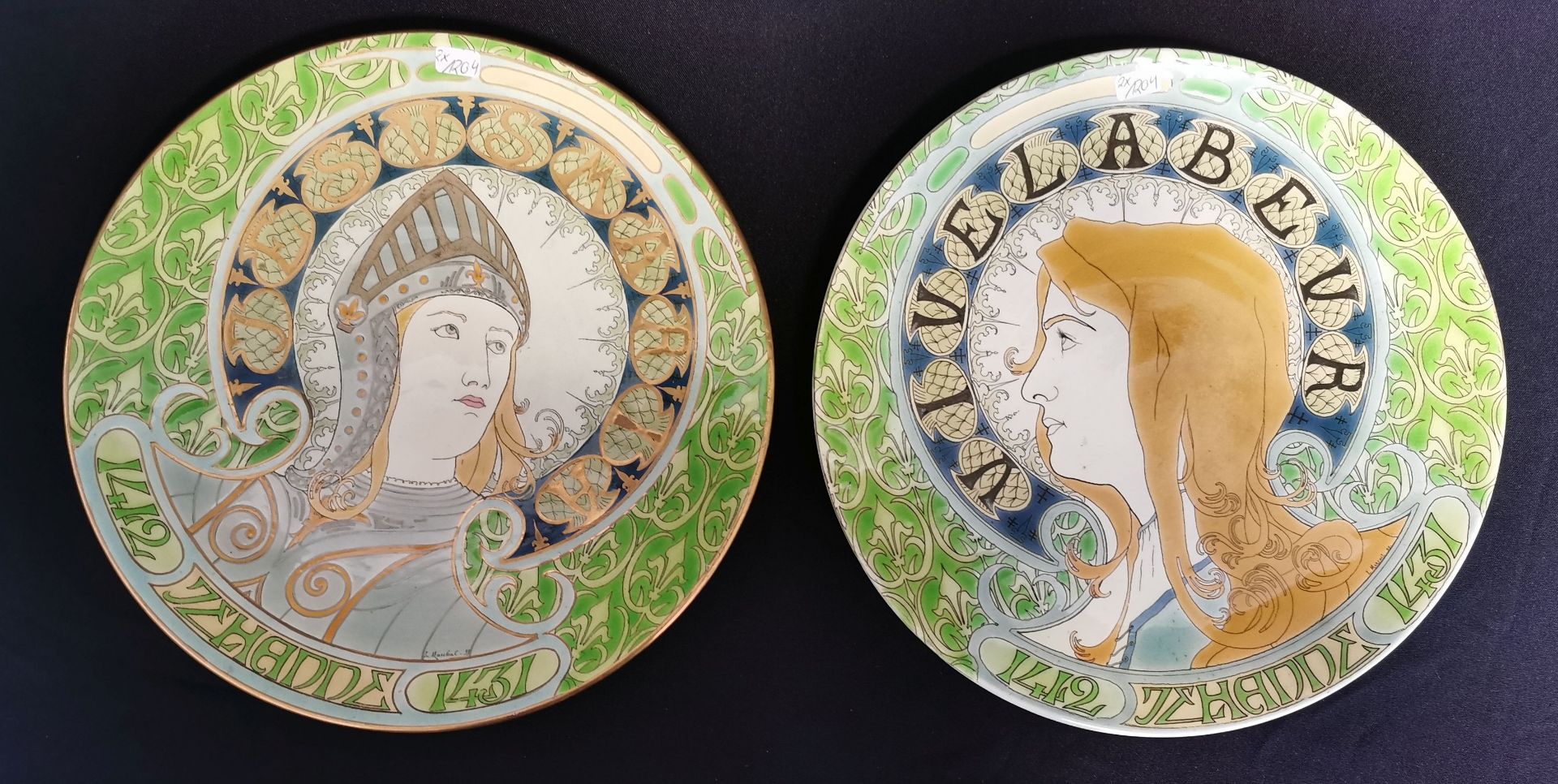 ART NOUVEAU PLATES