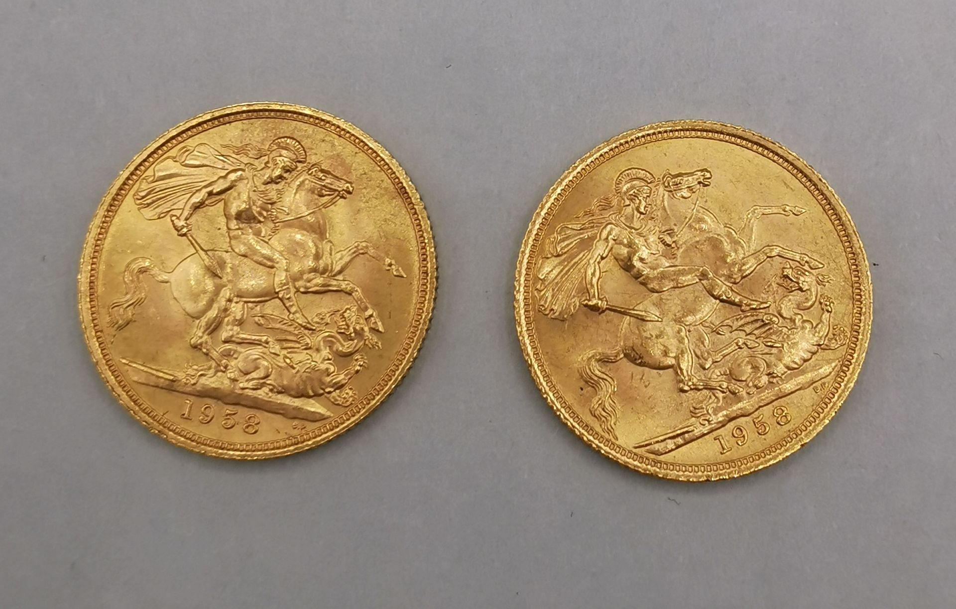 2 GOLDMÜNZEN SOVEREIGN 1 PFUND - Bild 2 aus 2