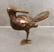 FIGÜRLICHER CLOISONNE KORO "VOGEL"