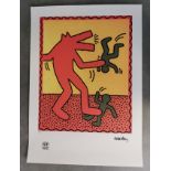 GRAFIK NACH KEITH HARING