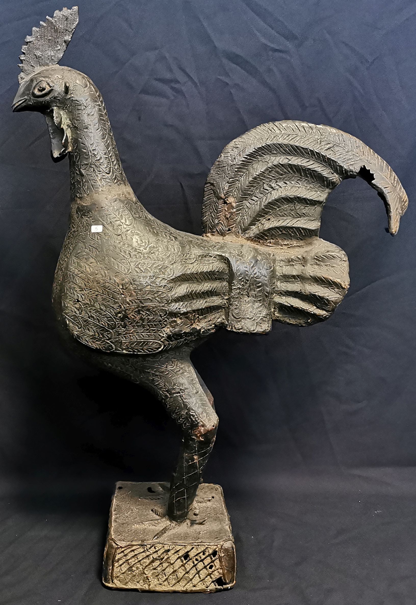 ANIMAL SCULPTURE "ROOSTER"