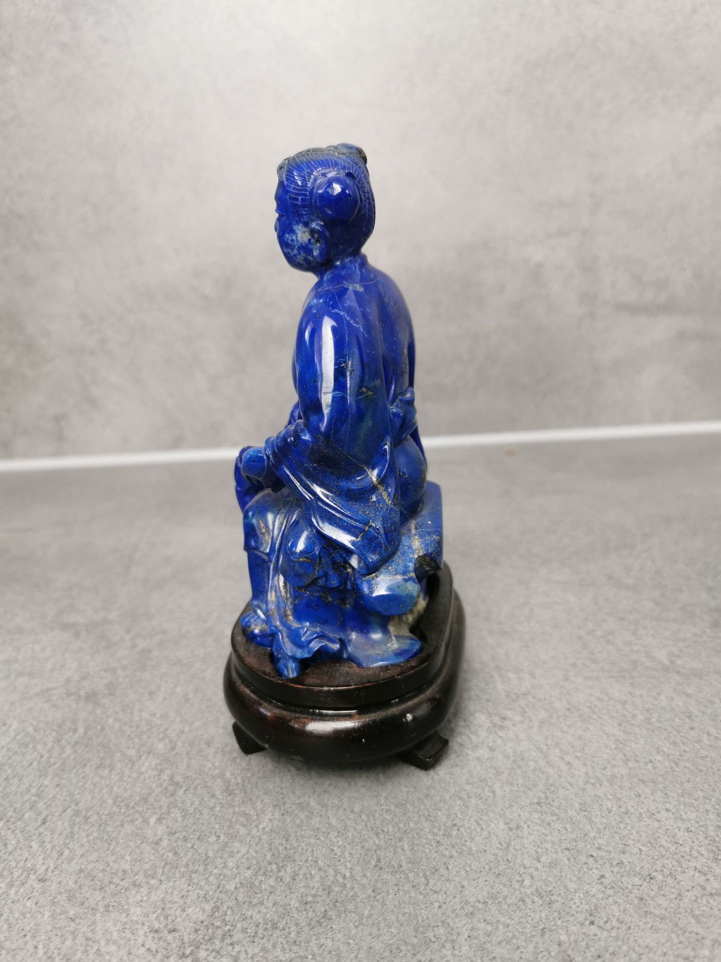 LAPISLAZULI - SKULPTUR: "EDELDAME" - Bild 4 aus 4