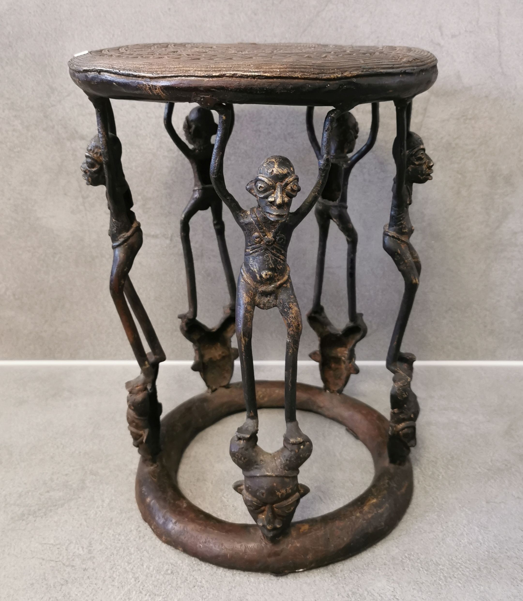 CARYATID STOOL OF THE TIKAR