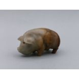 MINIATUR-SKULPTUR "SCHWEIN"