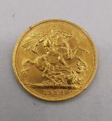 GOLDMÜNZE: 1 SOVEREIGN 