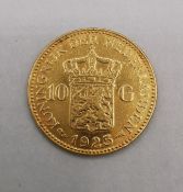 GOLDMÜNZE: 10 GULDEN