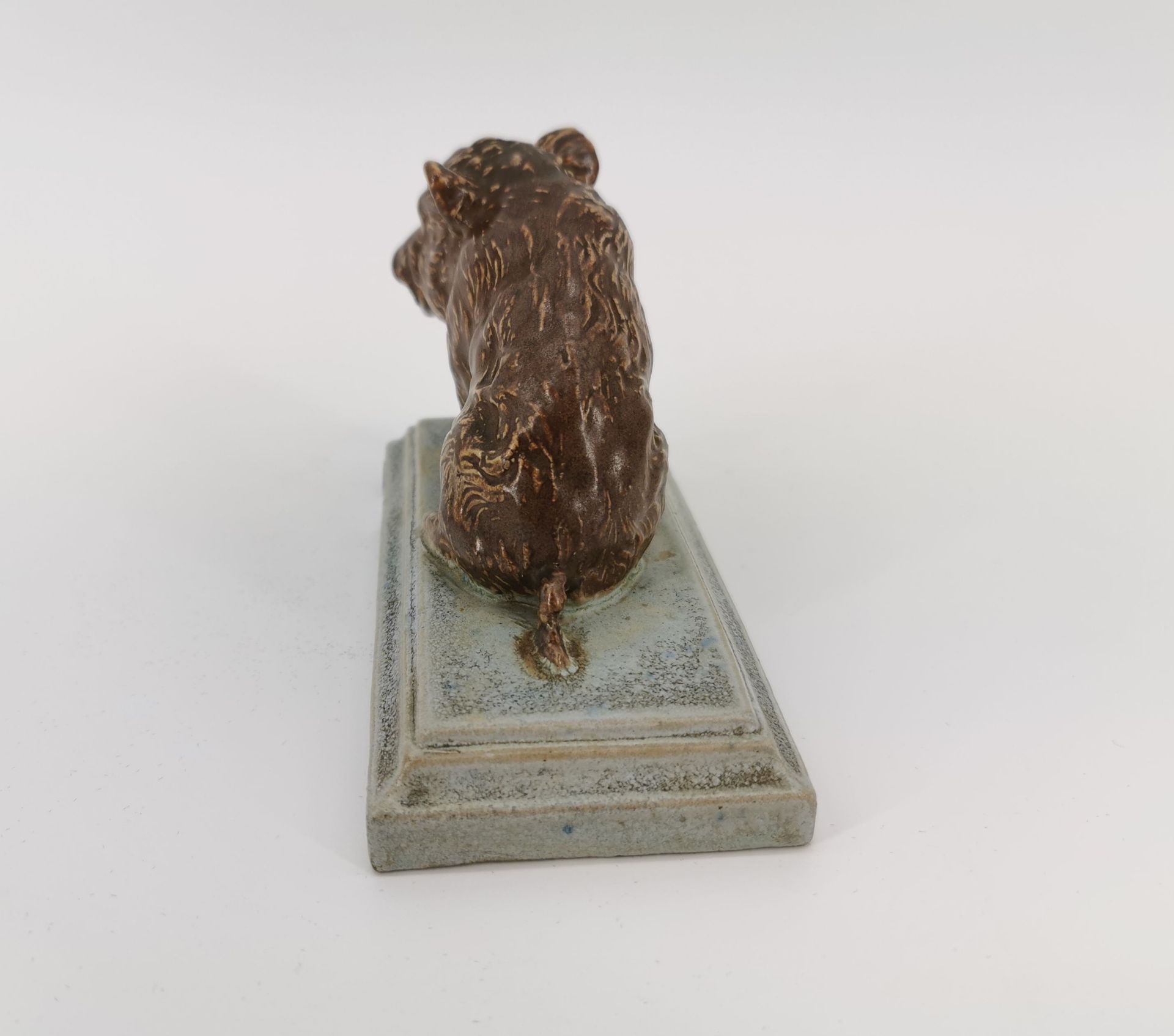 CERAMIC SCULPTURE "WILD BOAR" - Image 4 of 4