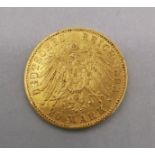 GOLDMÜNZE: 20 MARK