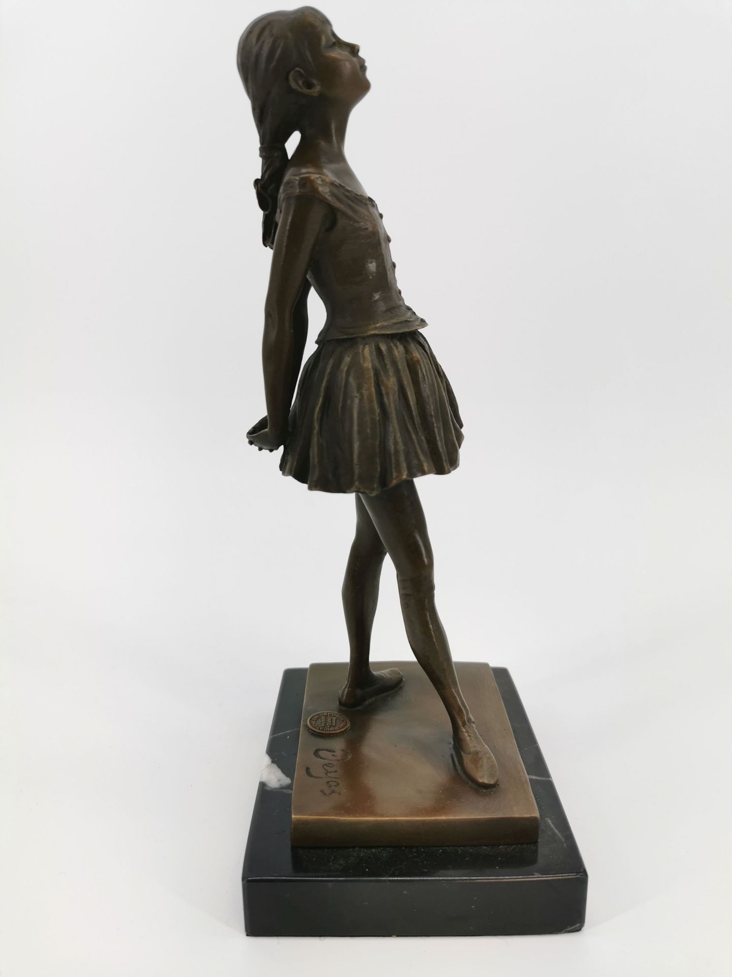 EDGAR DEGAS SCULPTURE - Image 4 of 5