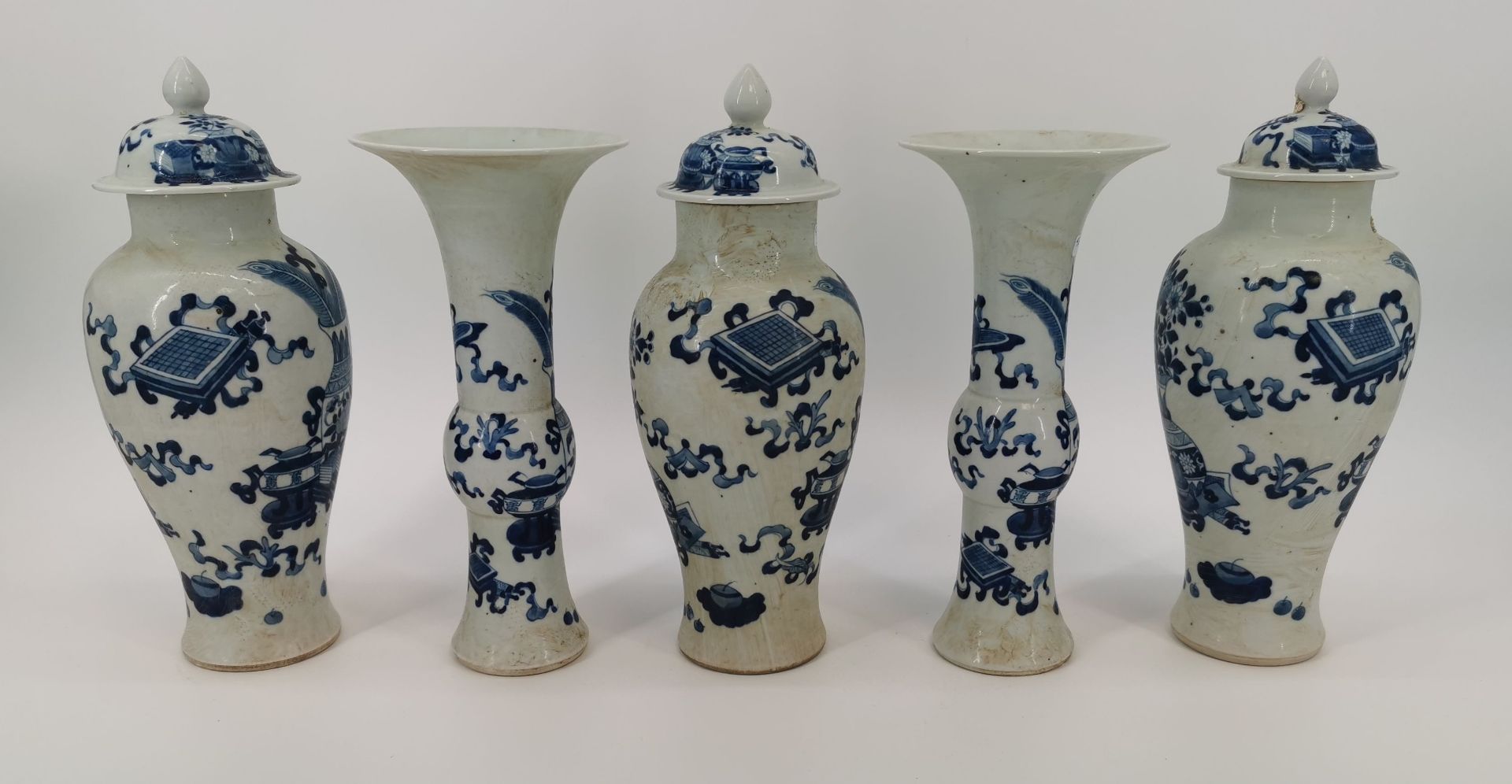 SET OF 5 VASES - Image 2 of 4