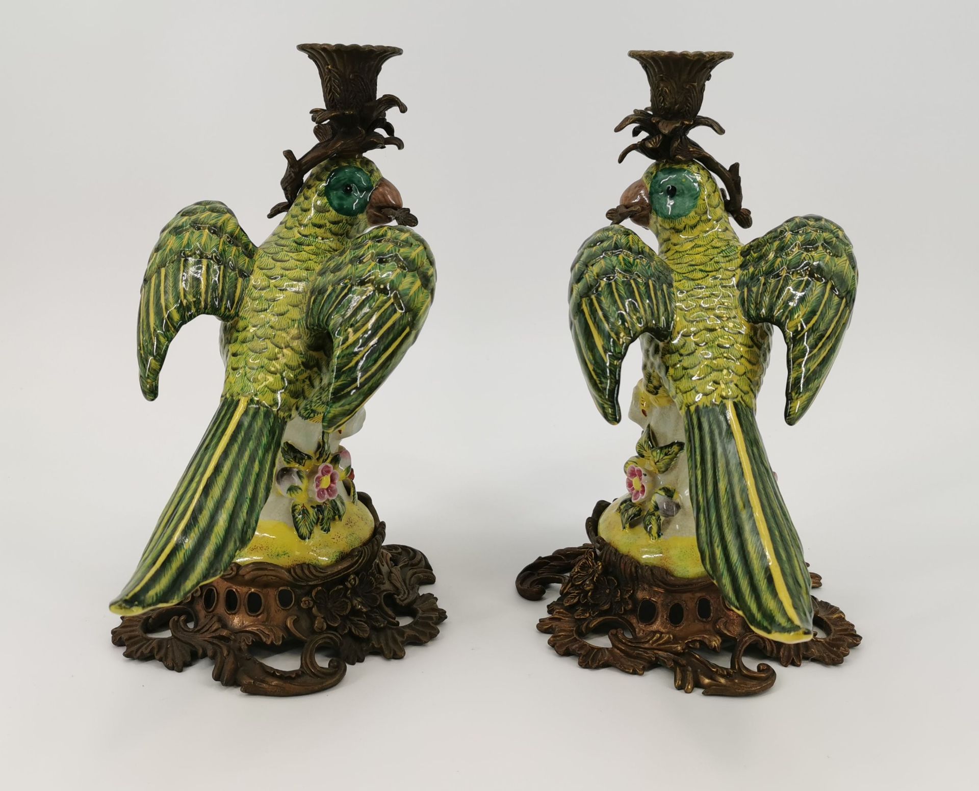 CANDLE STANDS "PARROTS" - Image 5 of 5