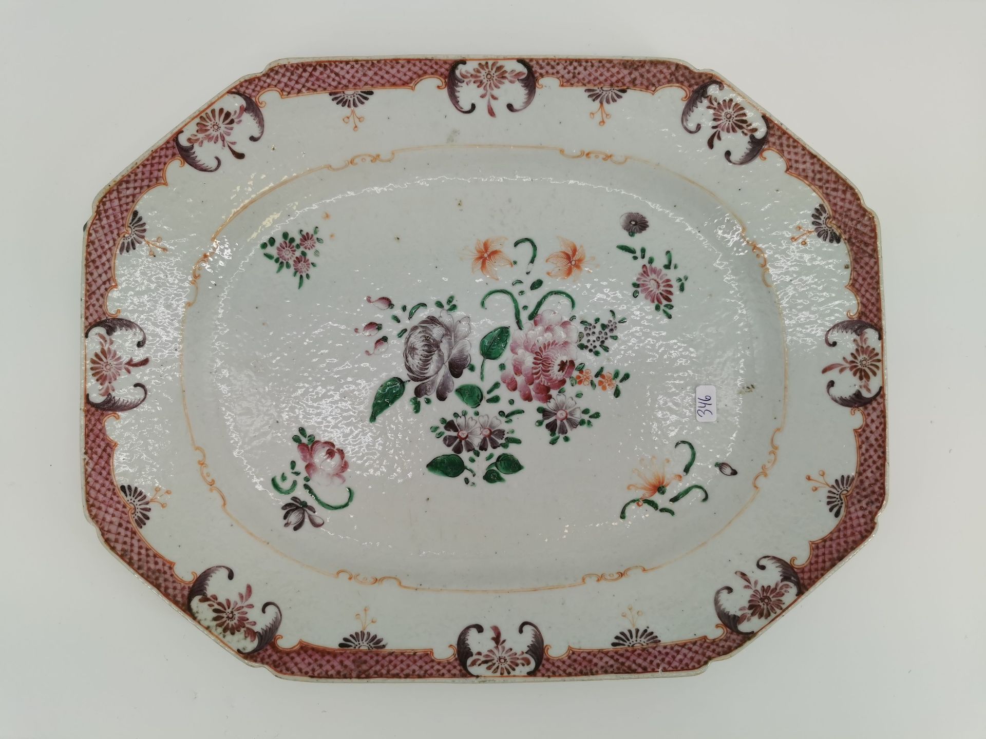 PLATE OF THE 18TH CENTURY 