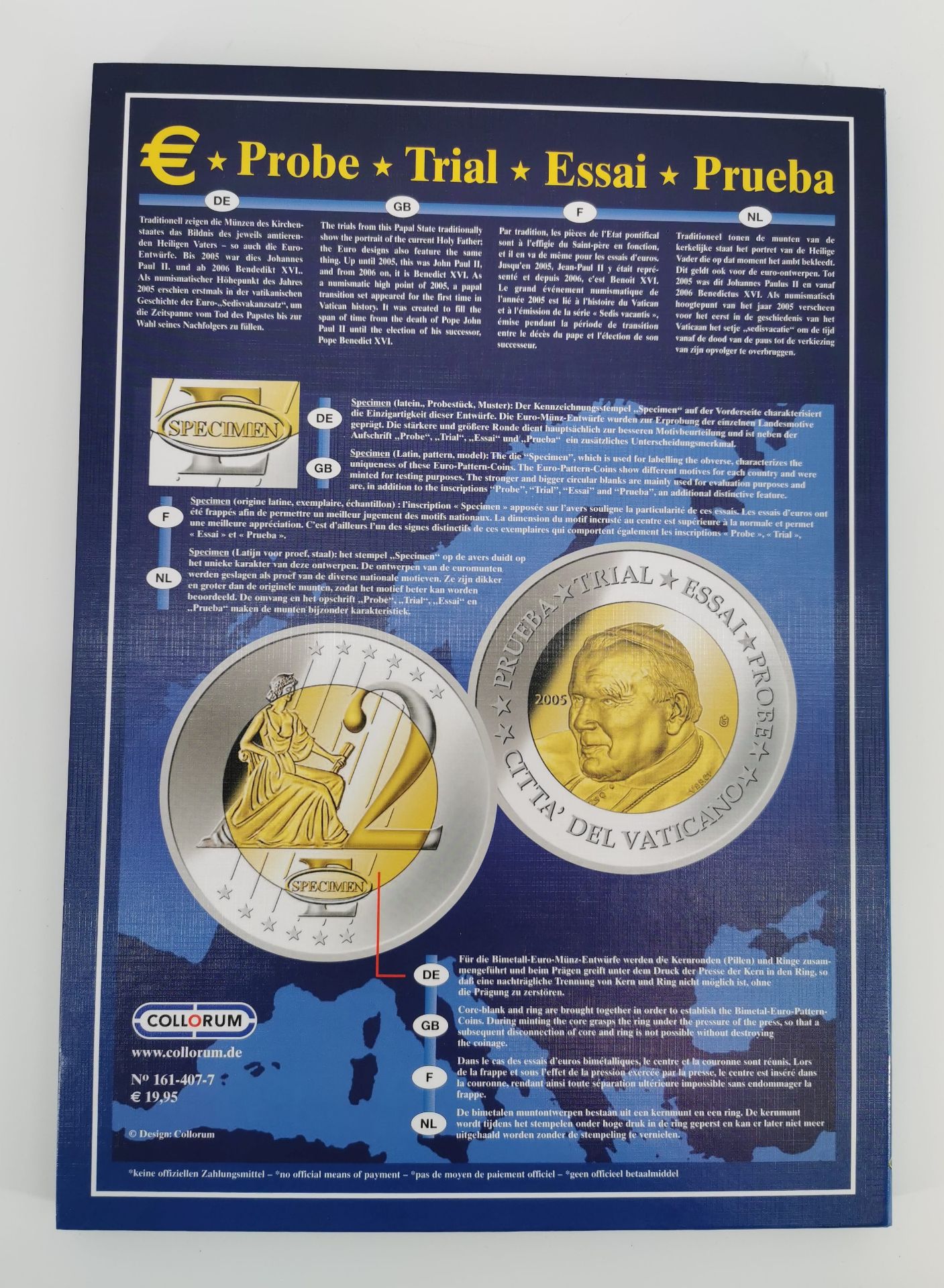 CONVOLUTE COINS - EURO SAMPLE - Image 3 of 3