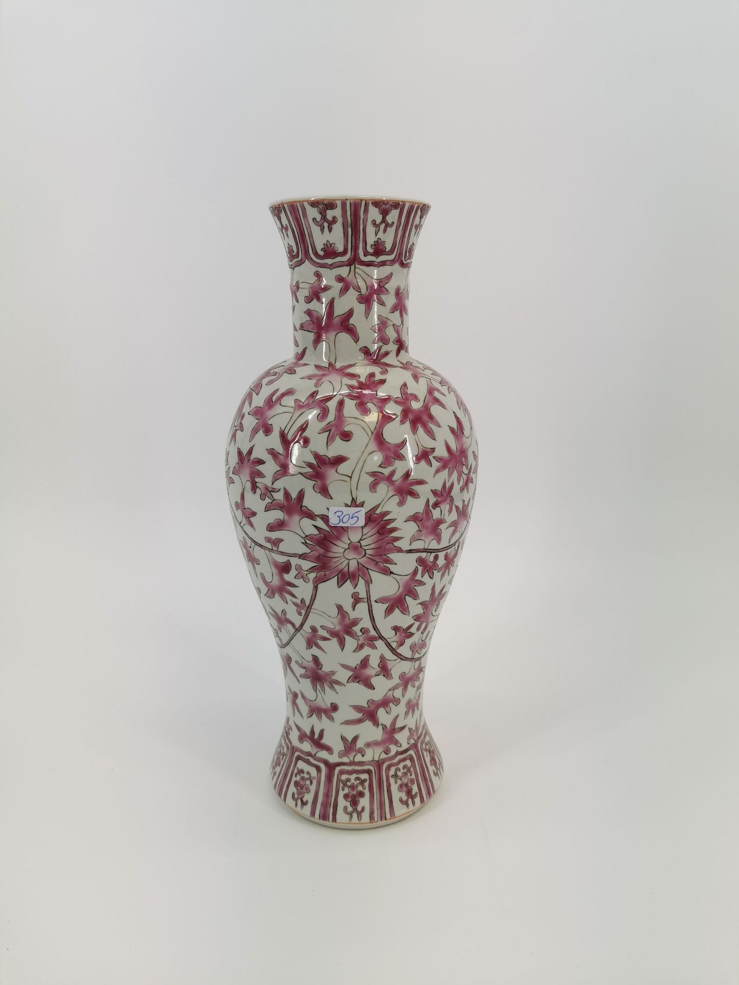 VASE WITH RED PAINTING