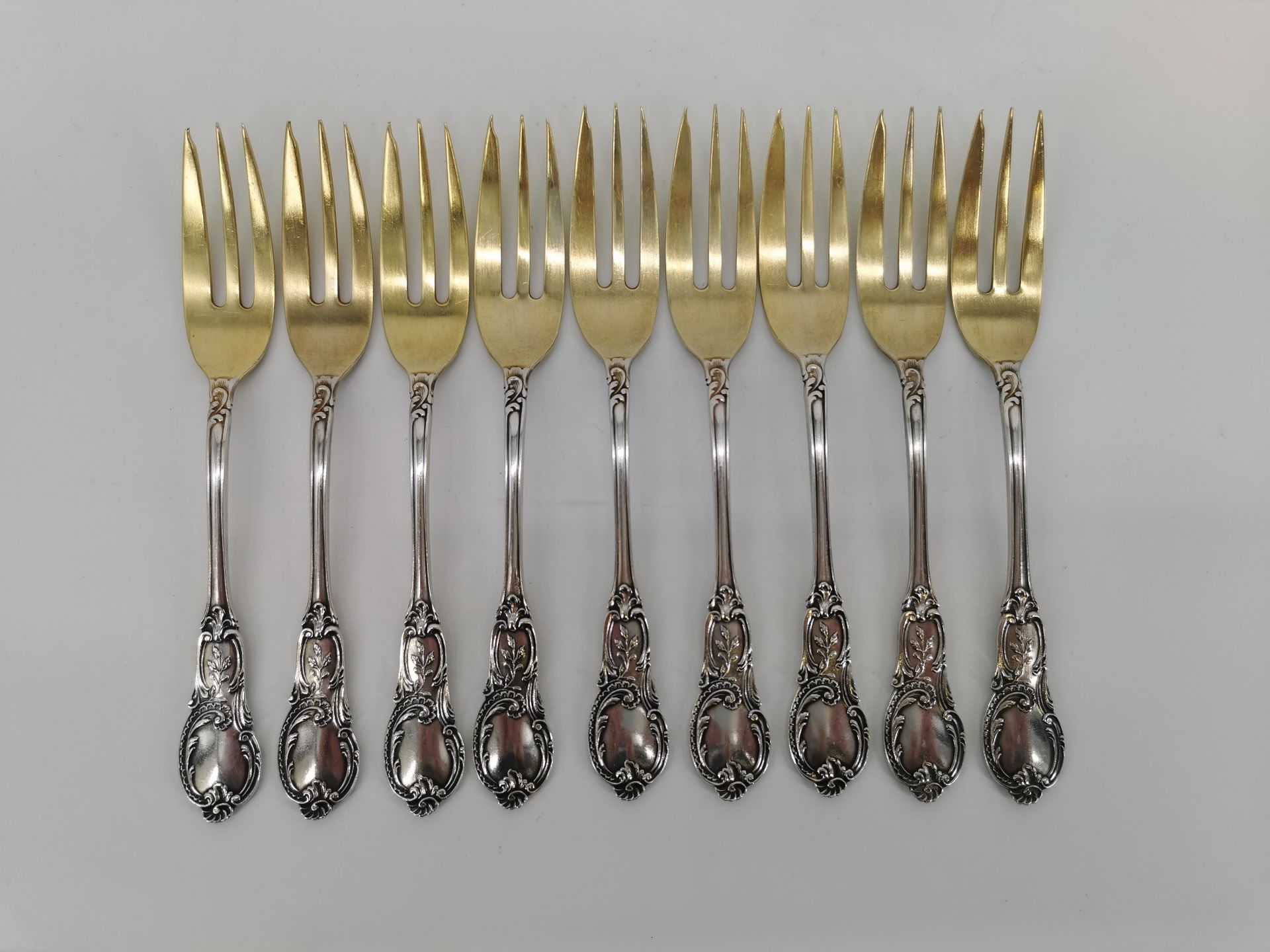 9 CAKE FORKS - WILKENS