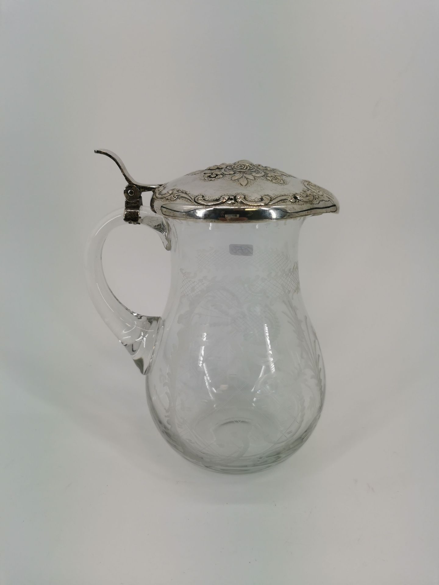 CARAFE WITH SILVER LID - Image 3 of 5