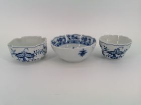 3 MEISSEN - SCHALEN