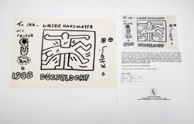 KEITH HARING ZEICHNUNG