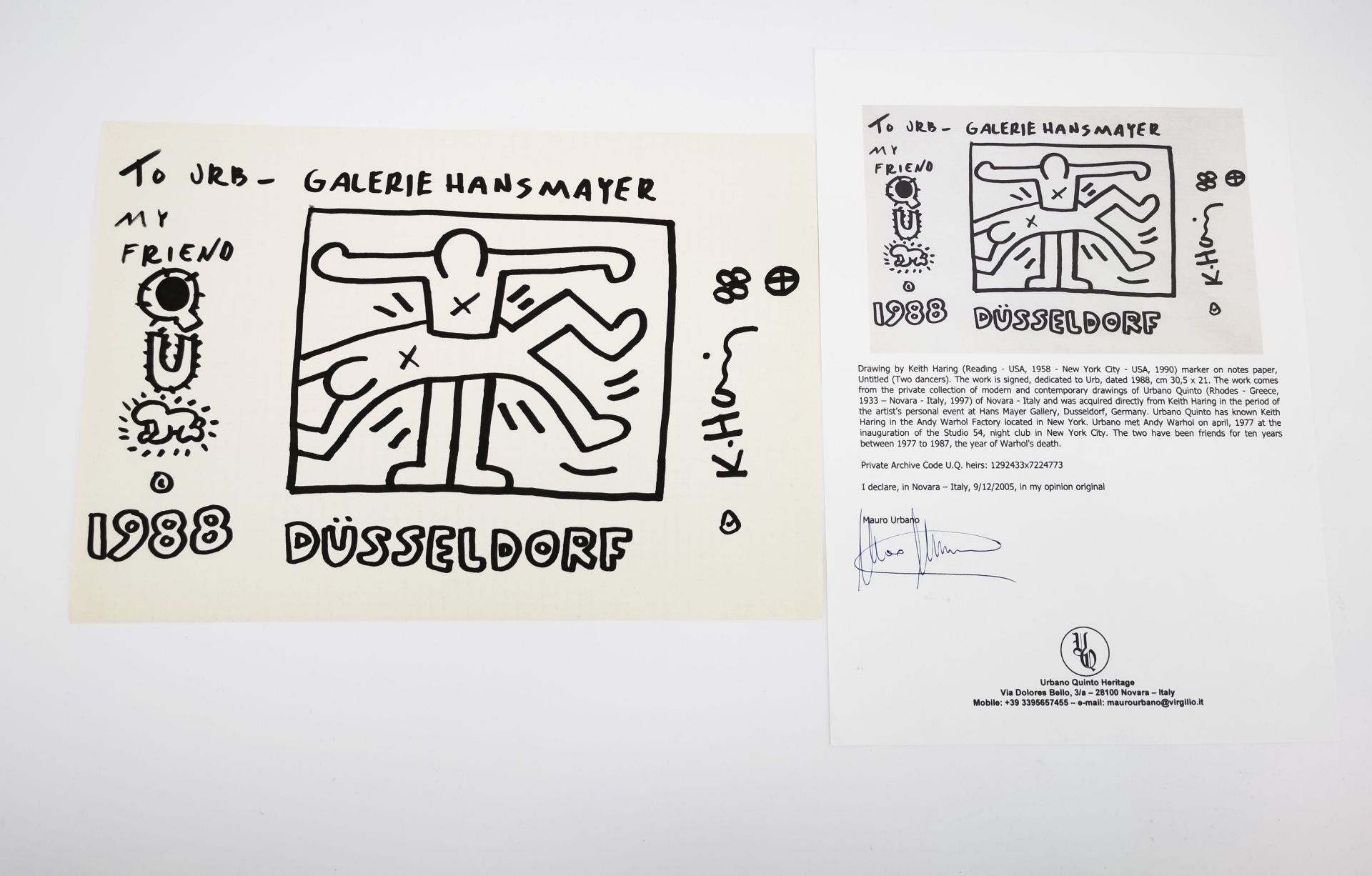 KEITH HARING DRAWING