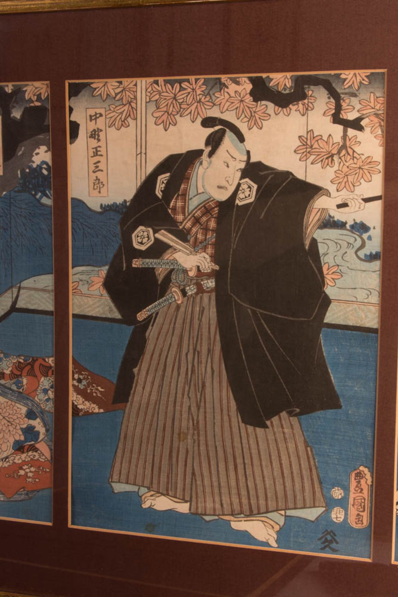 Utagawa Kunisada/ Toyokuni III, three woodblock prints, 19th century. - Image 7 of 11