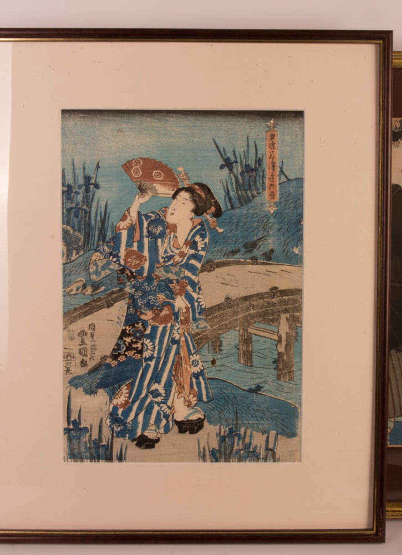 Utagawa Kunisada/ Toyokuni III, drei Farbholzschnitte, 19. Jhd. - Bild 4 aus 11