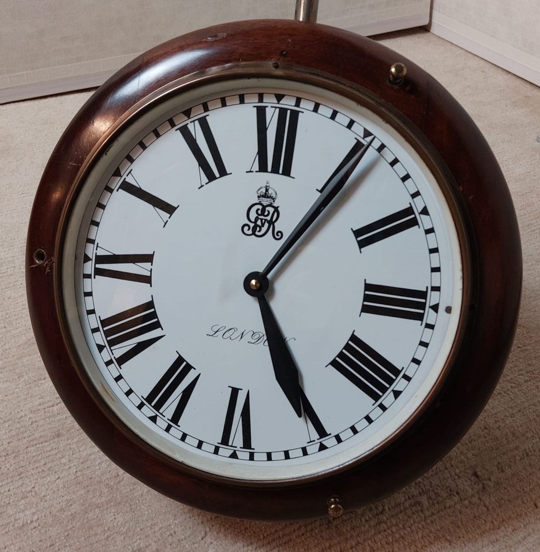 Railway/factory clock, London, 20th c.