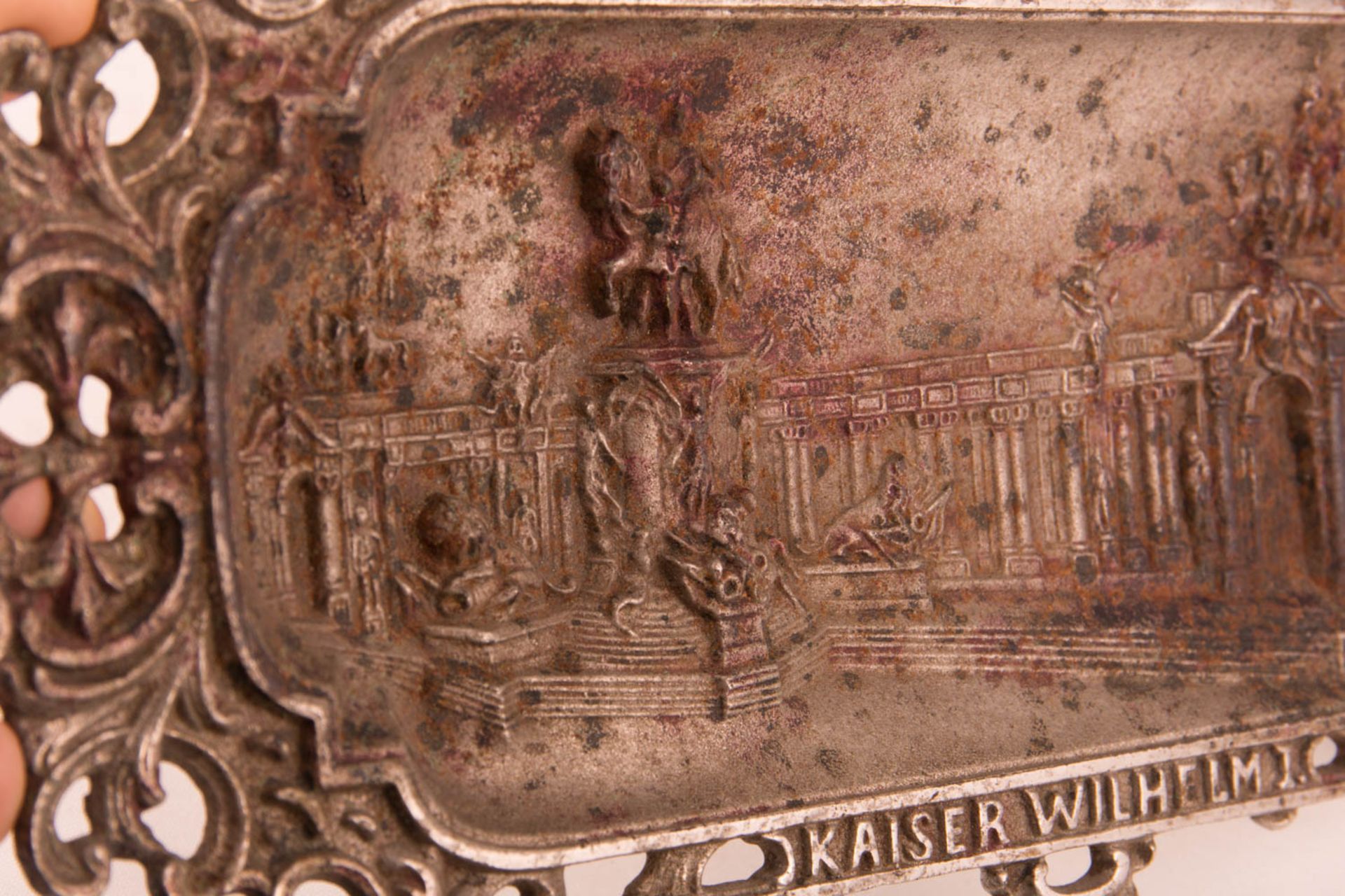 Spring bowl, Emperor William I. 1797 - 1897, iron casting. - Image 3 of 6