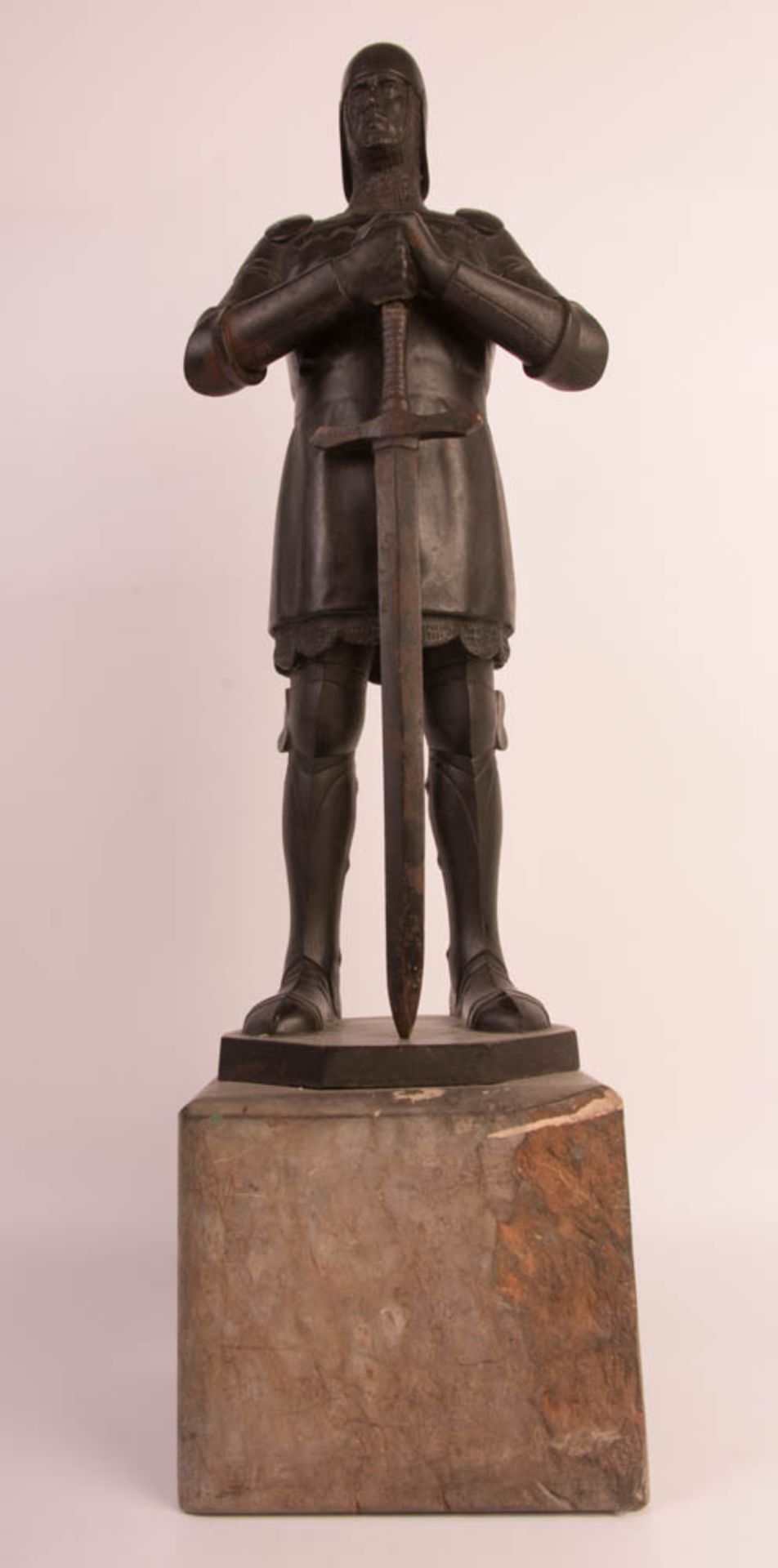 Prof. Victor Heinrich Seifert, warrior, bronze, 20th c. - Image 3 of 10