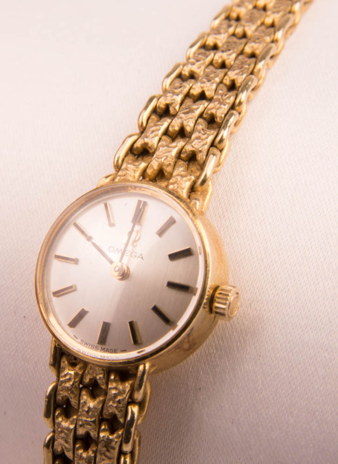 Omega ladies wrist watch, 585 yellow gold. - Image 4 of 8