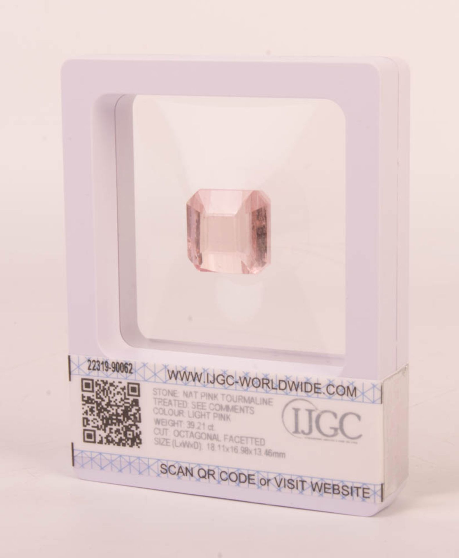 Natürlicher Turmalin, 39.21 ct.