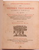 Ludovicus de Dieu, Animad Versiones in Veteris Testamenti, Lugundum Batavorum, 1648.