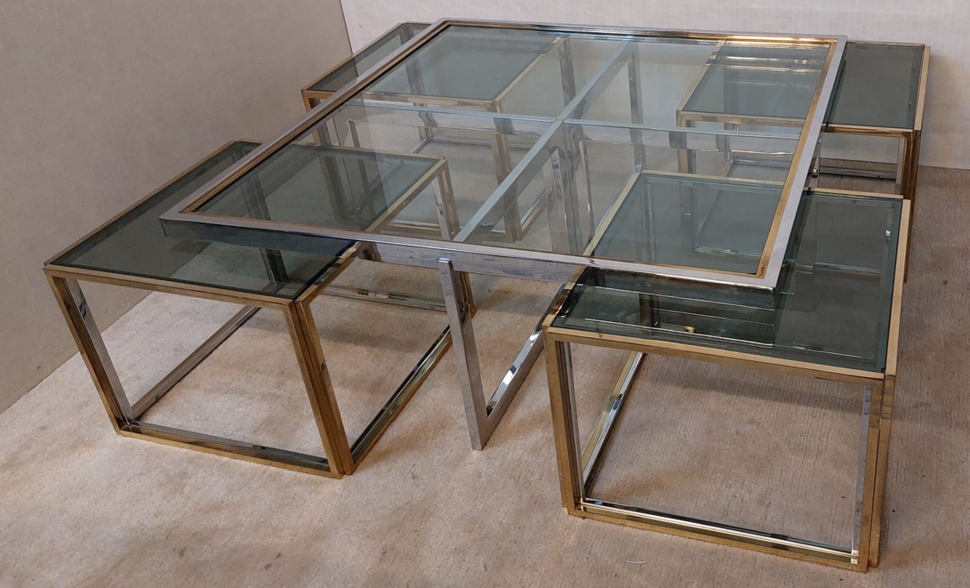 La Maison, coffee table with four set tables. - Image 2 of 13