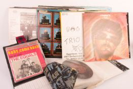 Konvolut von Schallplatten und LP´s.