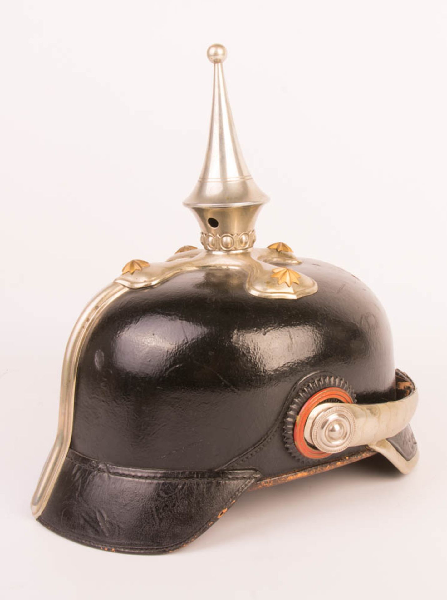 Württemberg, Feuerwehr-Pickelhaube für Kommandanten. - Bild 4 aus 8