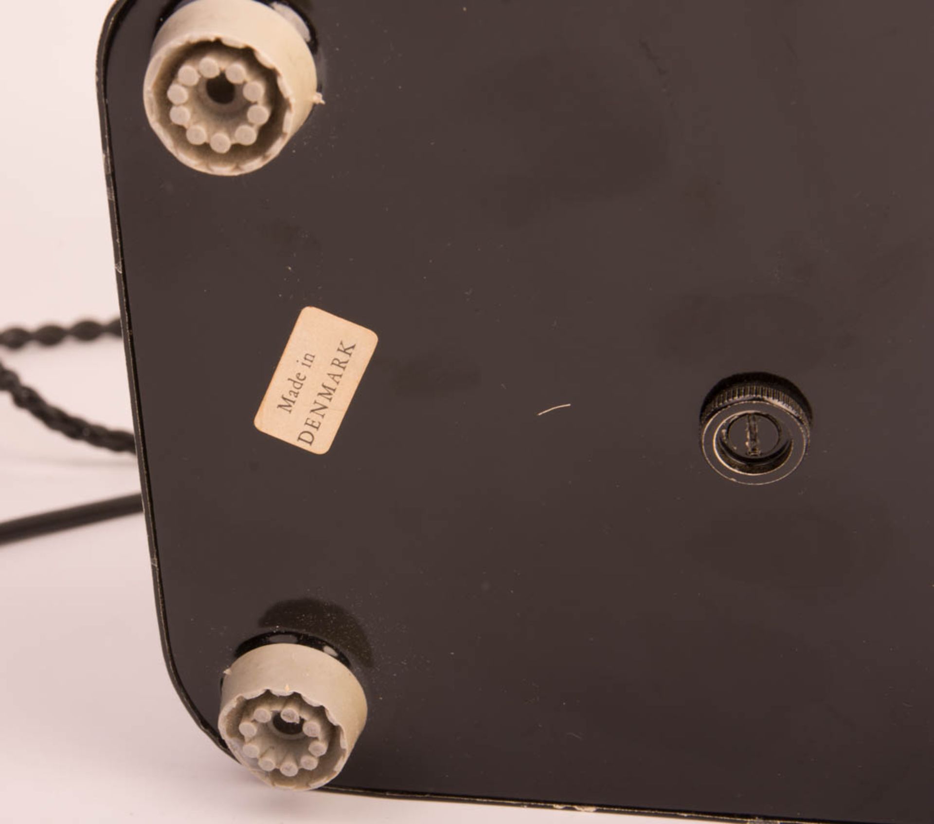 Copenhagen Expoga dial telephone in black and gold, 20th c. - Image 8 of 8