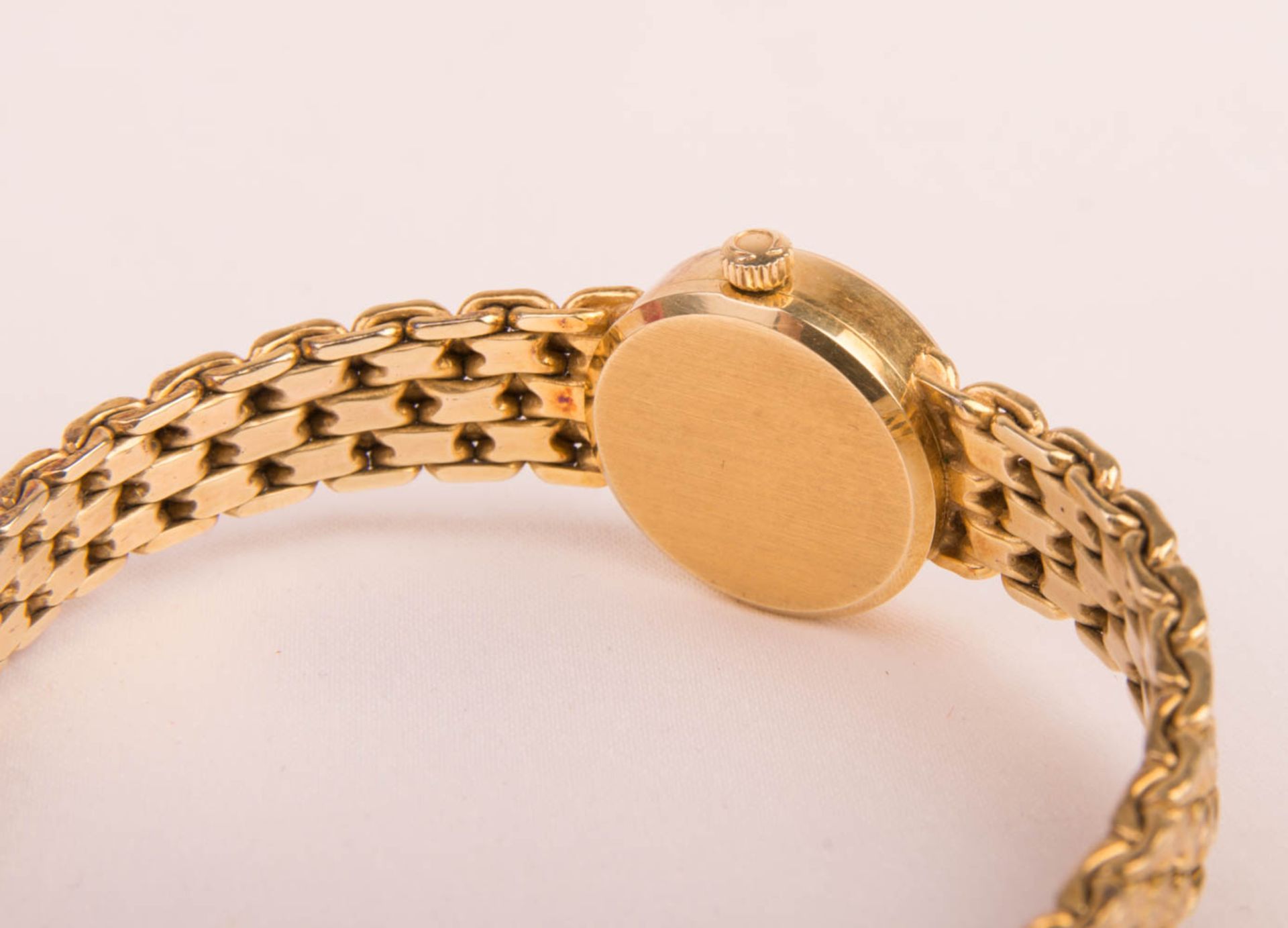 Omega ladies wrist watch, 585 yellow gold. - Image 6 of 8
