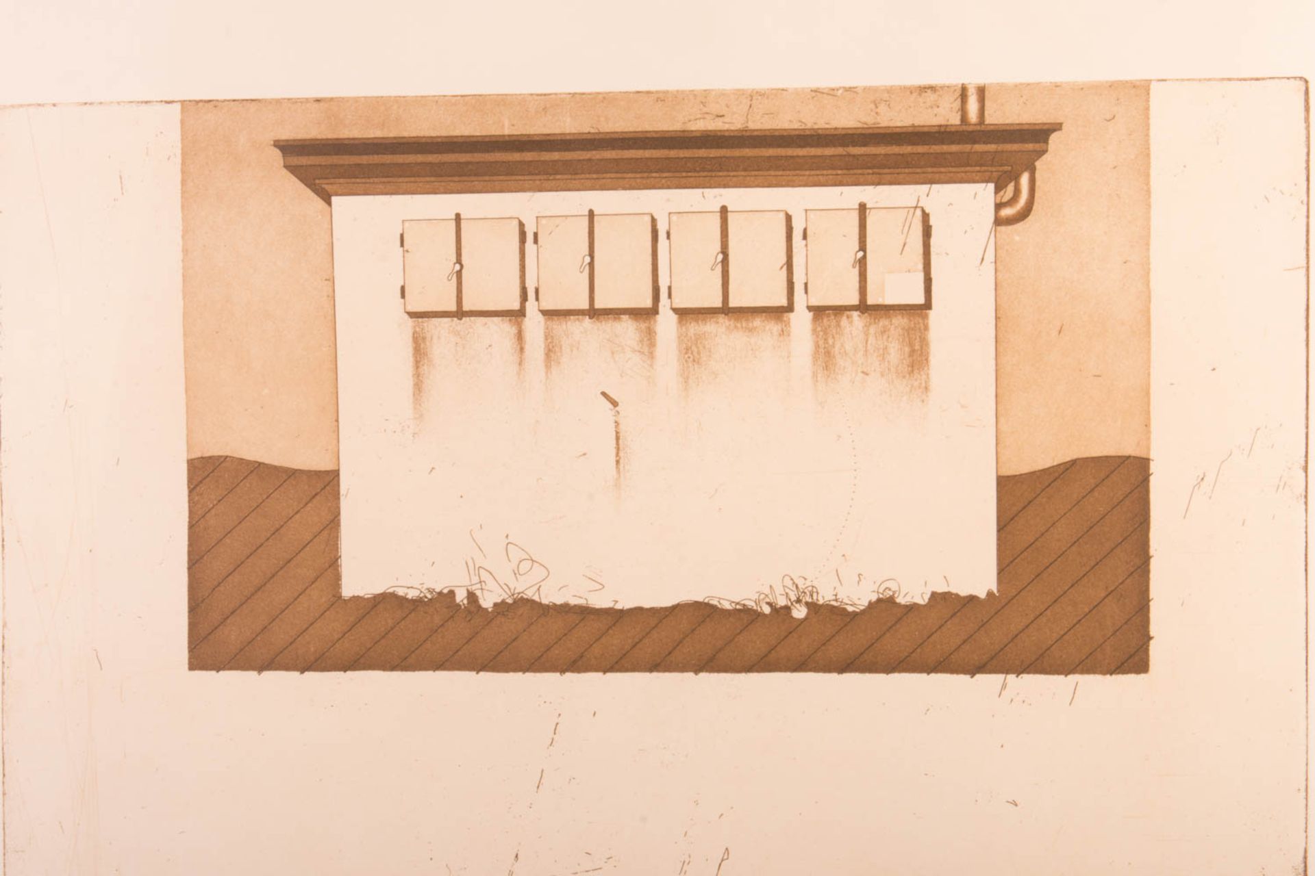 Ben Willikens, Room II, etching, 20th c. - Image 3 of 7