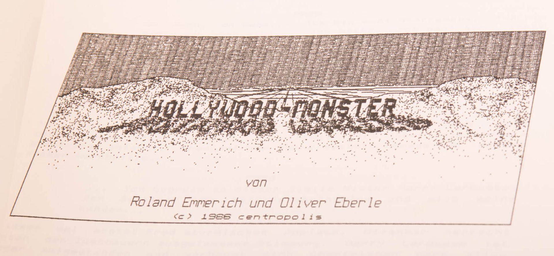 Roland Emmerich, Drehbücher und Storyboards. - Bild 9 aus 12