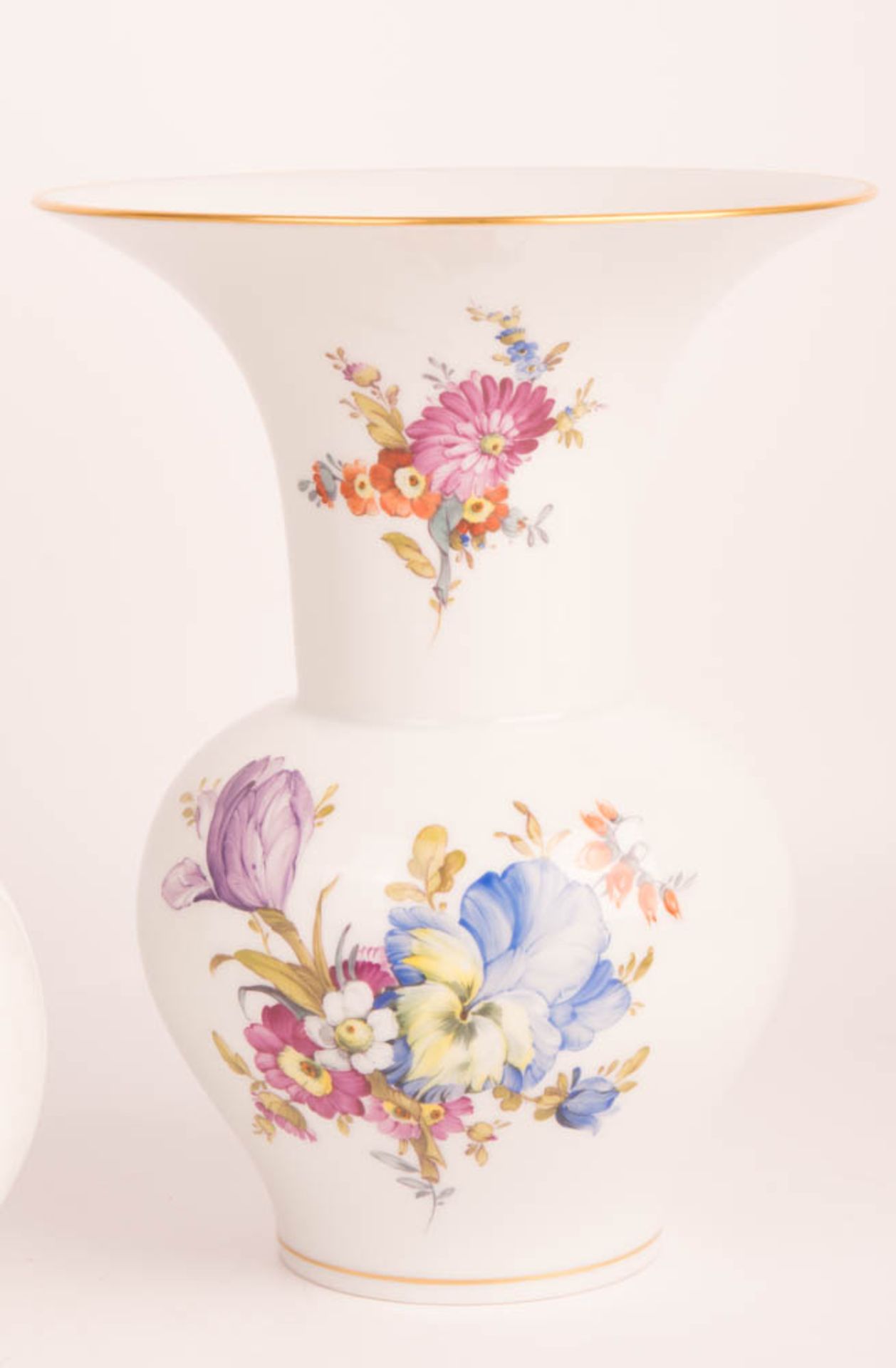 Ludwigsburg porcelain manufactory, two baluster vases. - Image 3 of 5