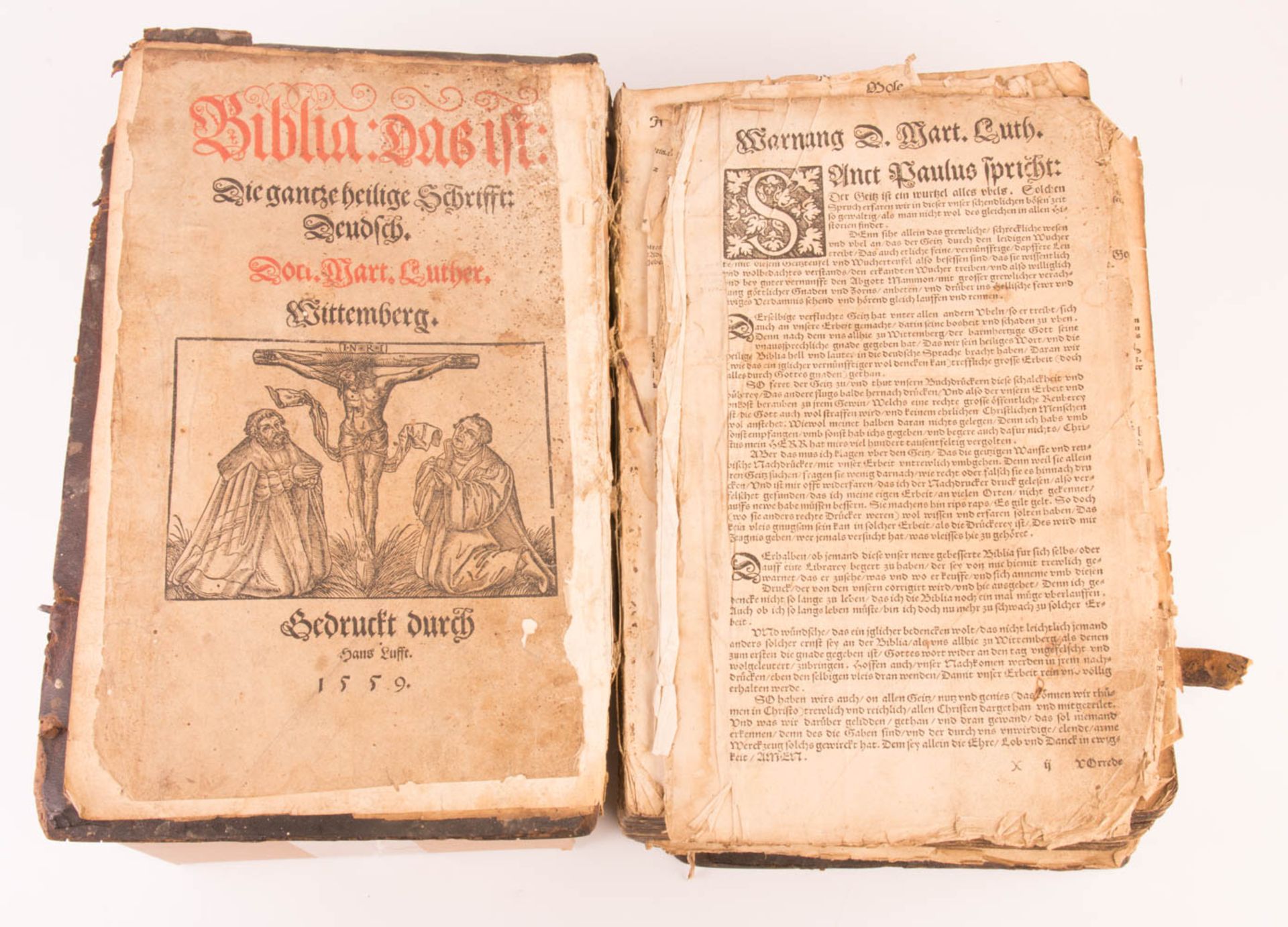 Biblia germanica, Hans Lufft, Wittenberg 1559. - Bild 8 aus 15