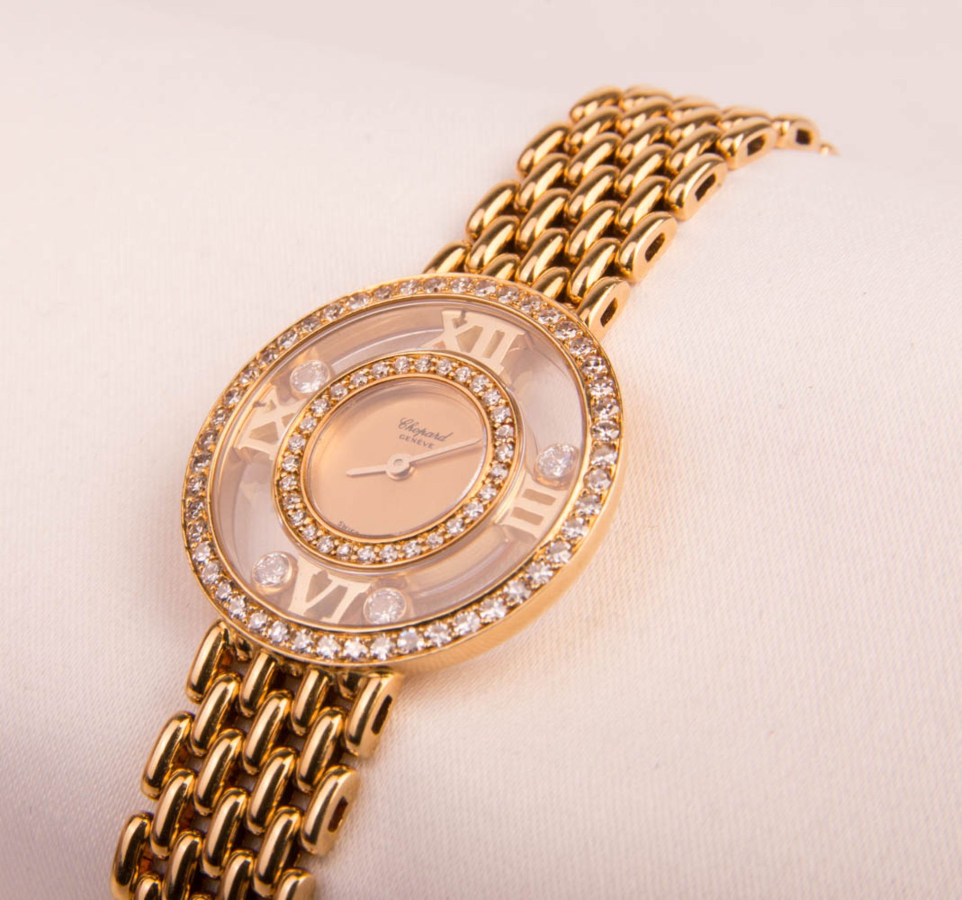 Chopard Damenuhr 'Happy Diamonds', 750er Gelbgold. - Bild 2 aus 8