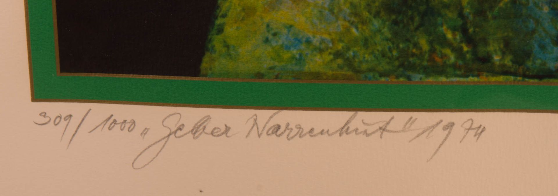 Rudolf Hausner, 'Gelber Narrenhut', Farbdruck, 1974. - Bild 2 aus 8