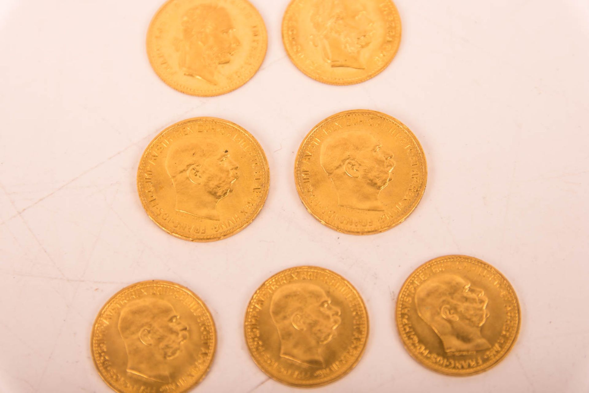 Konvolut von 7 Goldmünzen Österreich, 10 u. 20 Kronen - Bild 6 aus 8